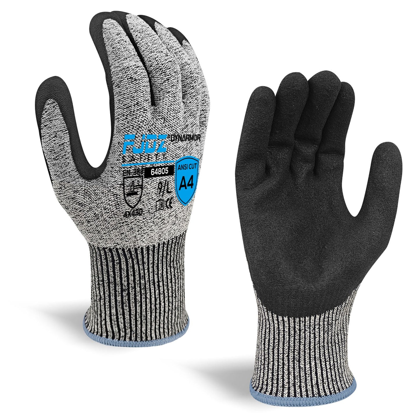 13G Double Nitrile Dipped Cut Resistant Glove