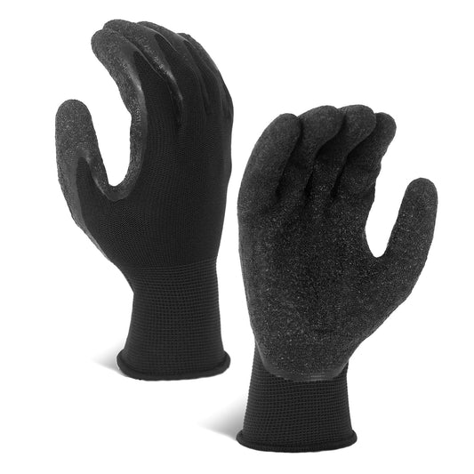 Crinkle Latex Coated Safety Work Gloves