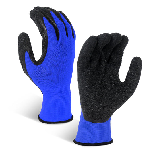 Crinkle Latex Coated Safety Work Gloves